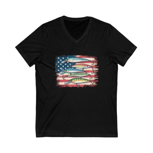 keeping It Real Unisex Jersey Short Sleeve V-Neck Tee - Image 3