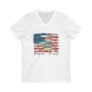 keeping It Real Unisex Jersey Short Sleeve V-Neck Tee