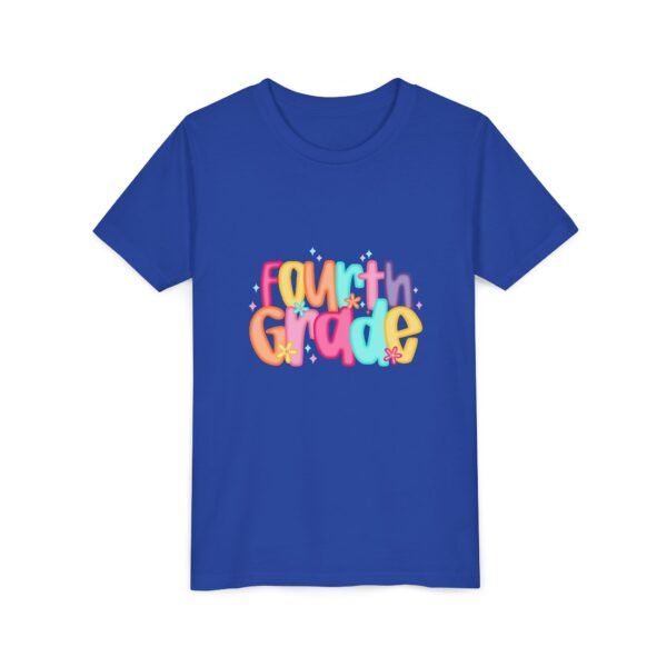 Fourth Grade Youth Short Sleeve Tee, Kids T-Shirt, Back to School Outfit, Fun Grade Shirt, Birthday Gift, Classroom Wear - Image 3