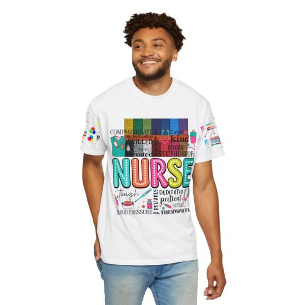 Caring Nurse T-Shirt, Joyful Nurse Apparel, Gift for Healthcare Workers, Cute Medical Tee, Nurse Appreciation Day Shirt - Image 11
