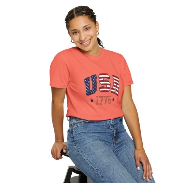 Patriotic USA T-Shirt - Unisex 4th of July Apparel, Independence Day Gift, Vintage USA Tee, Casual Summer Shirt, Americana Style - Image 5