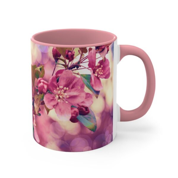 Floral Blossom Accent Mug | Cute Coffee Cup, Gift for Her, Spring Decor, Tea Mug, Flower Lover's Gift - Image 4