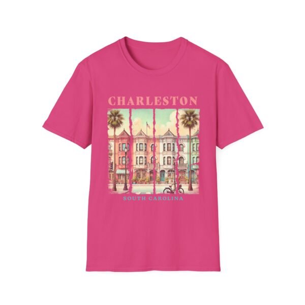 Charleston Vintage Art T-Shirt, Unisex Apparel, Souvenir Tee, Travel Shirt, Summer Fashion, Gift for City Lovers - Image 42