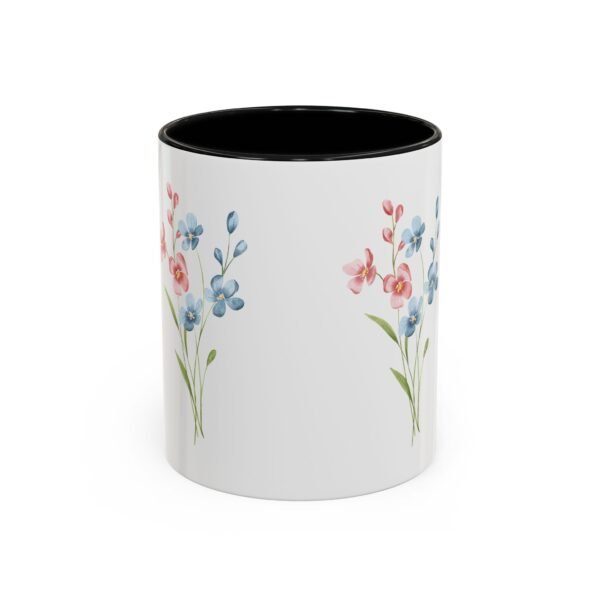 Floral Accent Coffee Mug - Perfect for Cozy Mornings, Gift for Her, Kitchen Decor, Garden Lovers, Mother's Day, Home Birthday Gift