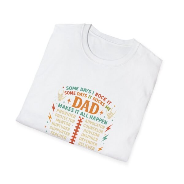 Dad's Rockin' Fatherhood Tour T-Shirt | Unisex Softstyle Tee for Father's Day, Gift for Dad, Family Reunion, Birthday, Dad Humor - Image 10
