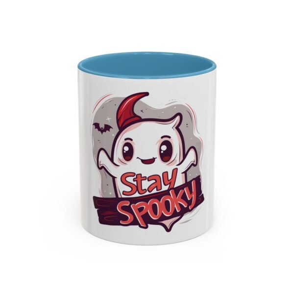 Stay Spooky Accent Coffee Mug for Halloween Lovers, Cute Ghost Design, Unique Gift for Friends, October Celebration, Fun Kitchen Decor - Image 19