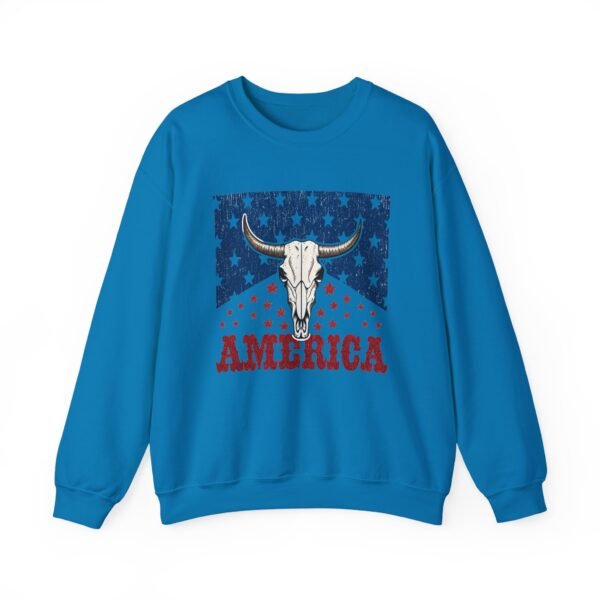 Patriotic Unisex Crewneck Sweatshirt - Americana Style, Cozy Layer, Perfect for BBQs, Fourth of July, Family Gatherings, Casual Wear - Image 16