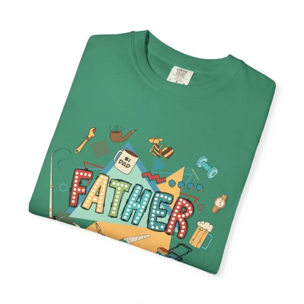 Father's Day Garment-Dyed T-Shirt, Unisex Tee for Dad, Unique Father's Day Gift, Casual Wear, Dad's Special Day Apparel - Image 9