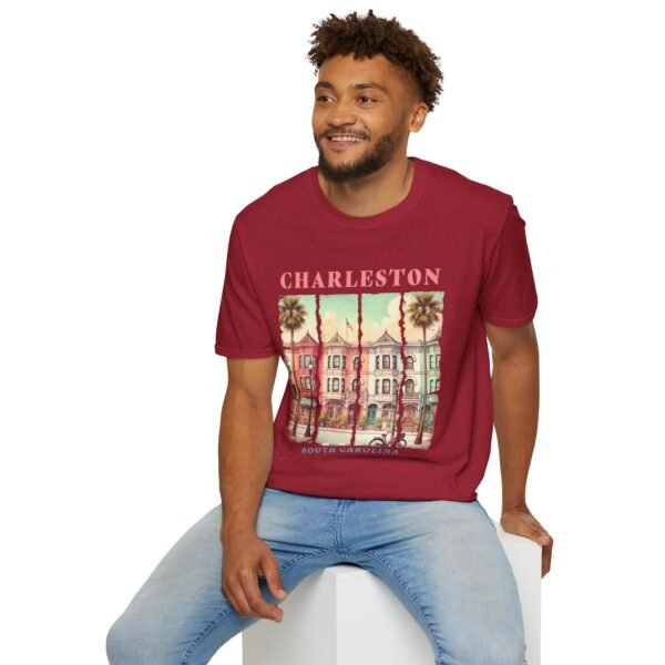 Charleston Vintage Art T-Shirt, Unisex Apparel, Souvenir Tee, Travel Shirt, Summer Fashion, Gift for City Lovers - Image 56