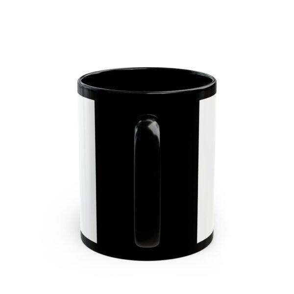 Coffee Lover's Black Mug - I Wonder If Coffee Thinks About Me Too, Funny Gift for Baristas, Birthday Coffee Mug, Office Humor Mug - Image 4