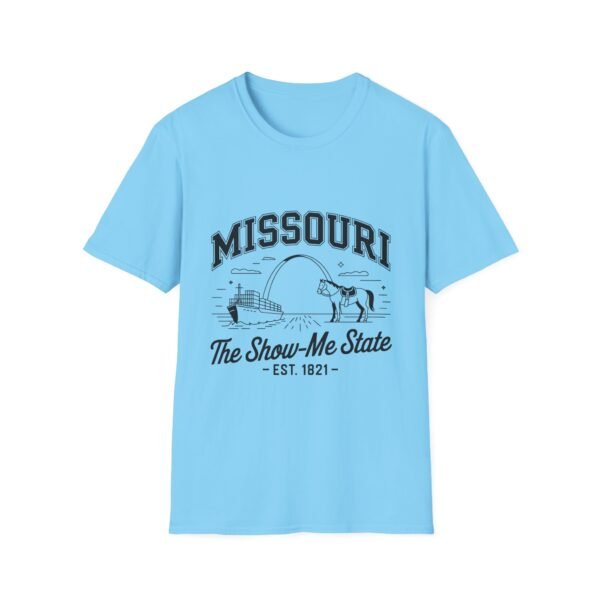Missouri Unisex Softstyle T-Shirt, Show-Me State Tee, State Pride Shirt, Gift for Travelers, Casual Wear, Souvenir Apparel