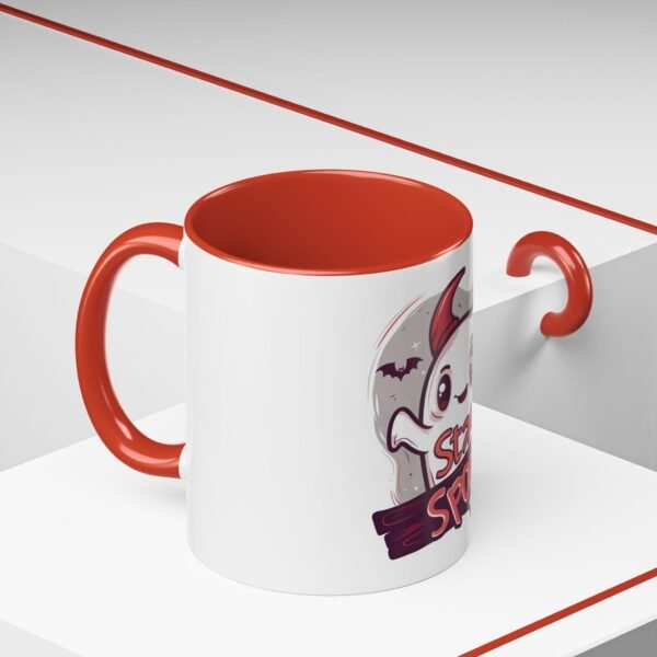 Stay Spooky Accent Coffee Mug for Halloween Lovers, Cute Ghost Design, Unique Gift for Friends, October Celebration, Fun Kitchen Decor - Image 18