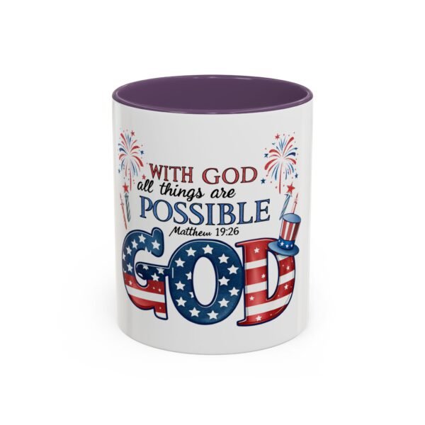 Religious Accent Mug With God All Things Are Possible Accent Coffee Mug (11, 15oz), Tshirt Gift - Image 25