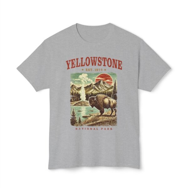 Vintage Yellowstone T-Shirt, National Park Tee, Nature Lover Gift, Outdoor Adventure Shirt, Travel Souvenir, Unisex Apparel