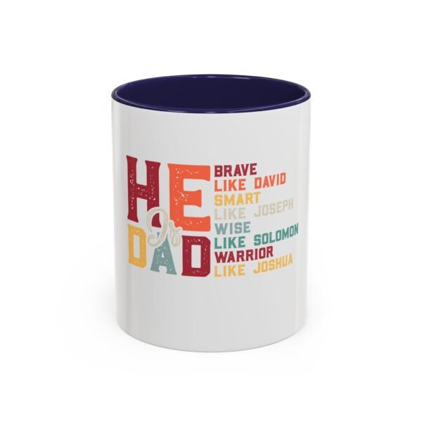 Dad Motivation Coffee Mug – Brave Wise Smart Inspired Gift for Father's Day, Birthday, or Any Occasion, Fun Quote Drinkware - Image 9