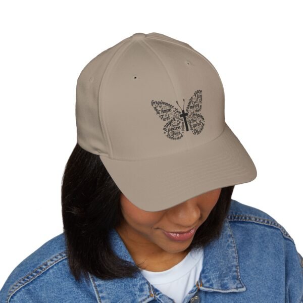 Butterfly Embroidered Cap - Trendy Hat for Nature Lovers, Gift for Friends, Summer Accessory, Fashionable Outdoor Wear, Perfect for [...] - Image 13