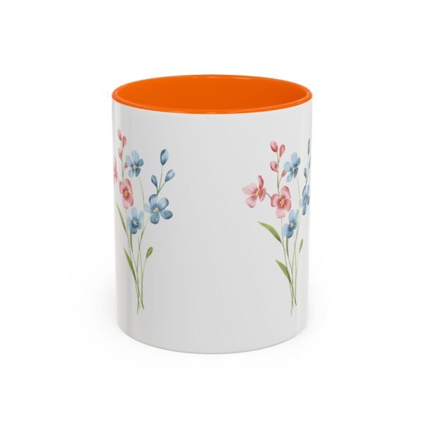 Floral Accent Coffee Mug - Perfect for Cozy Mornings, Gift for Her, Kitchen Decor, Garden Lovers, Mother's Day, Home Birthday Gift - Image 23