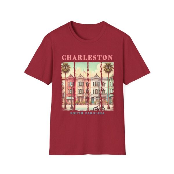 Charleston Vintage Art T-Shirt, Unisex Apparel, Souvenir Tee, Travel Shirt, Summer Fashion, Gift for City Lovers - Image 50