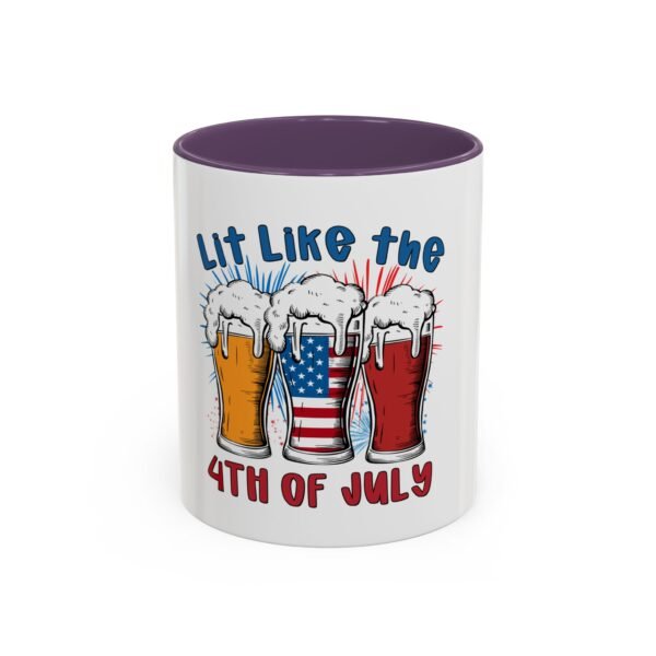 Patriotic Coffee Mug - Lit Like the 4th of July, Fun Drinkware, Independence Day Gift, Summer Party Mug, USA Celebration Cup - Image 26