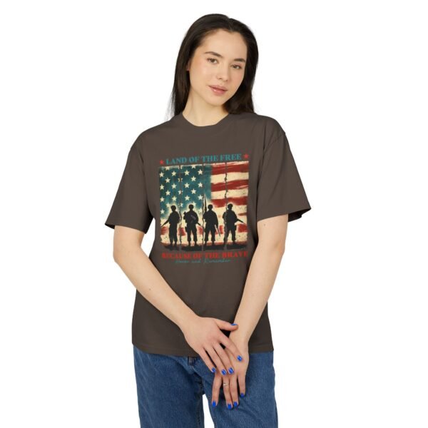 Patriotic Unisex Tee - Land of the Free - Brave American Heroes Shirt, Memorial Day Gift, Veteran's Day Tee, Independence Day Style, [...] - Image 24