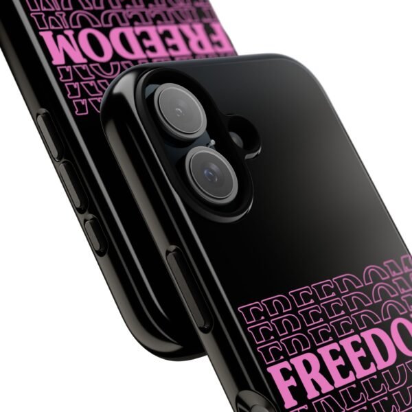 Freedom Phone Case - Tough Cases for Bold Expressions, Unique Mobile Accessory, Stylish Gift for Teens, Affirmation Case, Everyday Use - Image 2