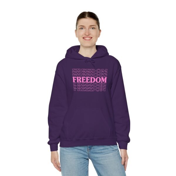 Freedom Graphic Hoodie, Inspirational Sweatshirt, Unisex Casual Wear, Everyday Comfort, Gift for Her, Motivational Apparel - Image 8