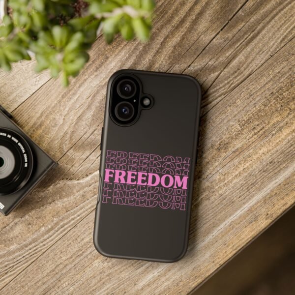 Freedom Phone Case - Tough Cases for Bold Expressions, Unique Mobile Accessory, Stylish Gift for Teens, Affirmation Case, Everyday Use - Image 8