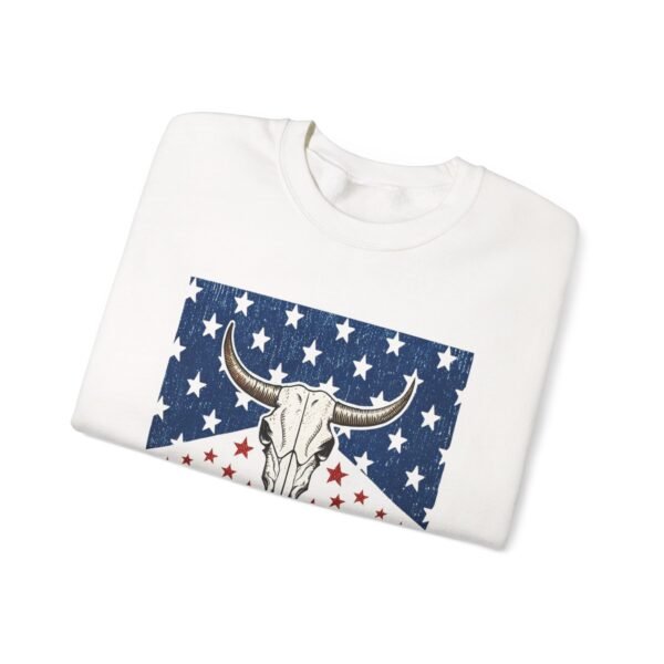 Patriotic Unisex Crewneck Sweatshirt - Americana Style, Cozy Layer, Perfect for BBQs, Fourth of July, Family Gatherings, Casual Wear - Image 7