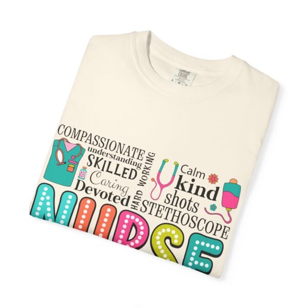 Caring Nurse T-Shirt, Joyful Nurse Apparel, Gift for Healthcare Workers, Cute Medical Tee, Nurse Appreciation Day Shirt - Image 16