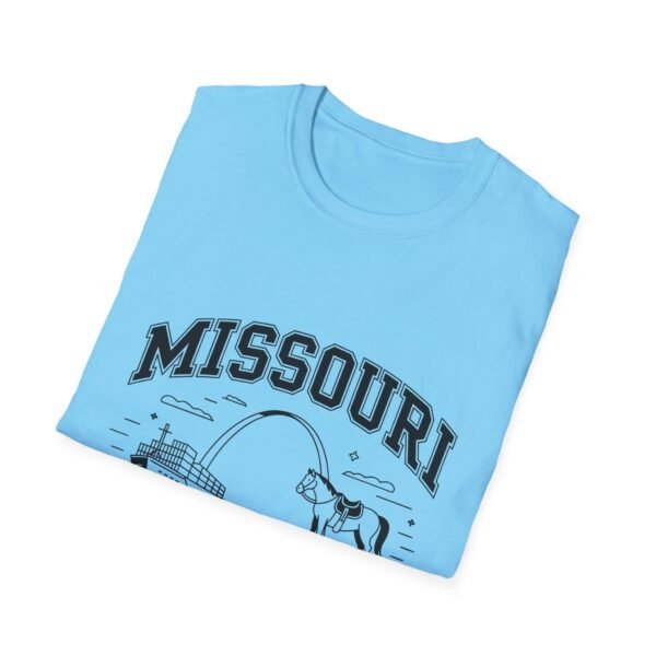 Missouri Unisex Softstyle T-Shirt, Show-Me State Tee, State Pride Shirt, Gift for Travelers, Casual Wear, Souvenir Apparel - Image 3