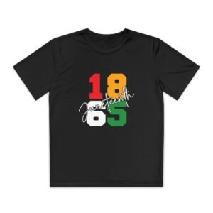 Youth Competitor Tee with Stylish 1865 Design | Trendy Sports T-Shirt, Activewear for Kids, Perfect Gift