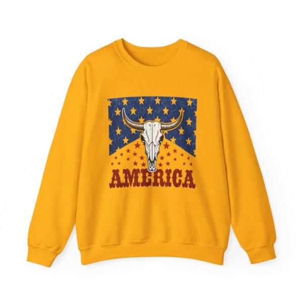 Patriotic Unisex Crewneck Sweatshirt - Americana Style, Cozy Layer, Perfect for BBQs, Fourth of July, Family Gatherings, Casual Wear - Image 13