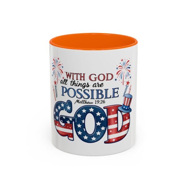 Religious Accent Mug With God All Things Are Possible Accent Coffee Mug (11, 15oz), Tshirt Gift - Image 21