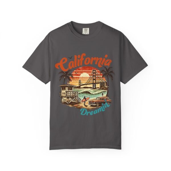 California Dreamin' Unisex Garment-Dyed T-shirt, Vintage Style Tee, Summer Apparel, Beachwear, Travel Gift, Casual Fashion - Image 52