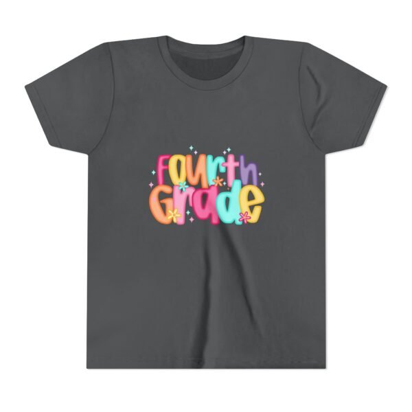 Fourth Grade Youth Short Sleeve Tee, Kids T-Shirt, Back to School Outfit, Fun Grade Shirt, Birthday Gift, Classroom Wear - Image 32