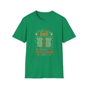 Dad’s Rockin’ Fatherhood Tour T-Shirt | Unisex Softstyle Tee for Father’s Day, Gift for Dad, Family Reunion, Birthday, Dad Humor