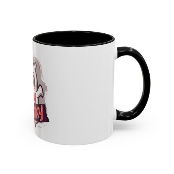 Stay Spooky Accent Coffee Mug for Halloween Lovers, Cute Ghost Design, Unique Gift for Friends, October Celebration, Fun Kitchen Decor - Image 2