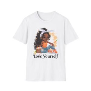 Love Yourself Unisex Softstyle T-Shirt, Motivational Tee, Empowerment Shirt, Gift for Her, Self-Love Apparel, Positive Vibes Clothing