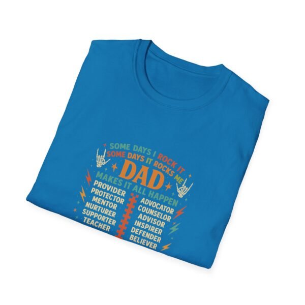 Dad's Rockin' Fatherhood Tour T-Shirt | Unisex Softstyle Tee for Father's Day, Gift for Dad, Family Reunion, Birthday, Dad Humor - Image 18