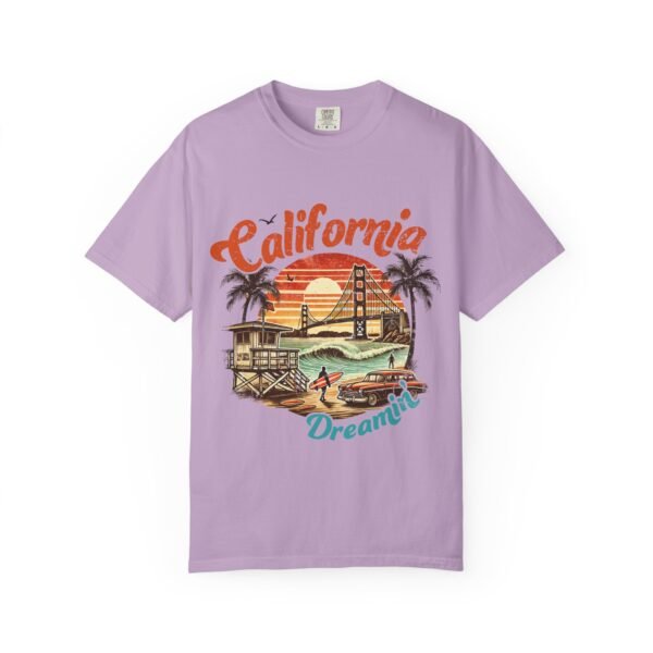 California Dreamin' Unisex Garment-Dyed T-shirt, Vintage Style Tee, Summer Apparel, Beachwear, Travel Gift, Casual Fashion - Image 60
