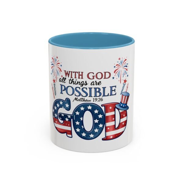 Religious Accent Mug With God All Things Are Possible Accent Coffee Mug (11, 15oz), Tshirt Gift - Image 17
