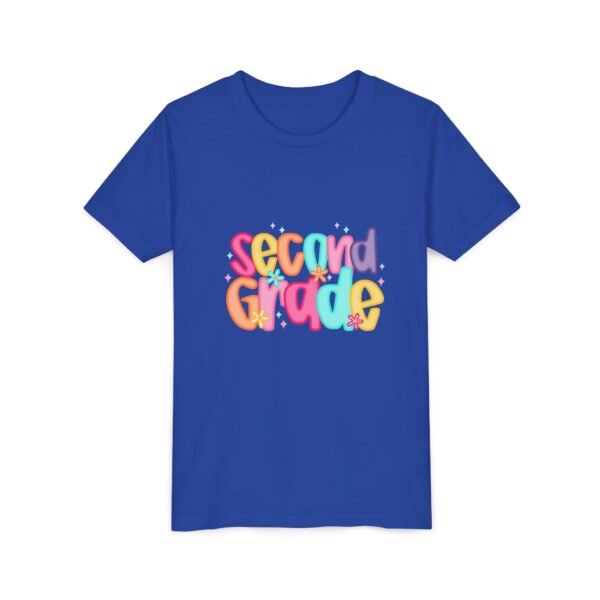 Second Grade Youth Tee, Kids Shirt, Back to School Gift, Colorful Kids Apparel, Cute Children's T-Shirt - Image 3