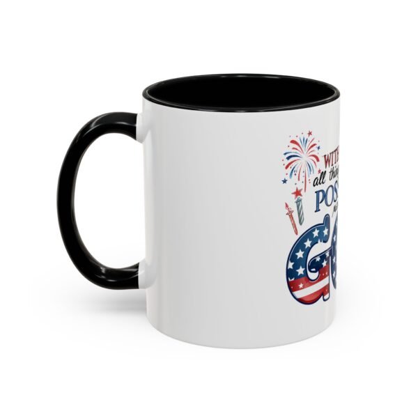 Religious Accent Mug With God All Things Are Possible Accent Coffee Mug (11, 15oz), Tshirt Gift - Image 3