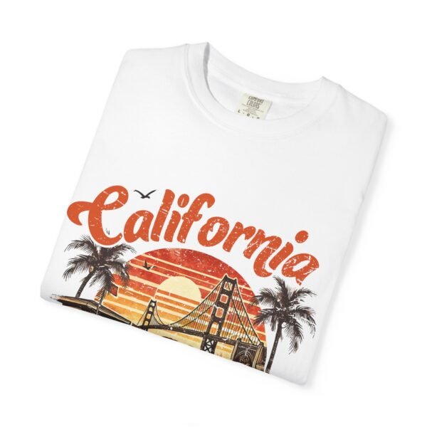 California Dreamin' Unisex Garment-Dyed T-shirt, Vintage Style Tee, Summer Apparel, Beachwear, Travel Gift, Casual Fashion - Image 14