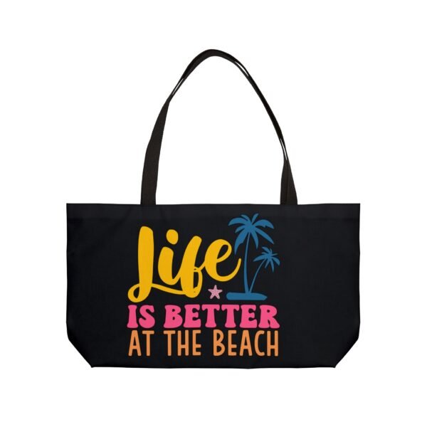 Beach Life Weekender Tote Bag | Perfect for Travel, Vacations, Gifts, Summer Adventures, Pool Days - Image 2