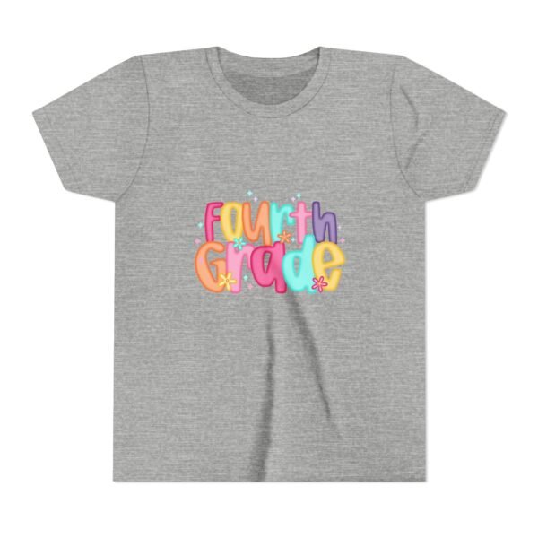 Fourth Grade Youth Short Sleeve Tee, Kids T-Shirt, Back to School Outfit, Fun Grade Shirt, Birthday Gift, Classroom Wear - Image 24