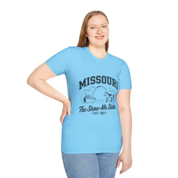 Missouri Unisex Softstyle T-Shirt, Show-Me State Tee, State Pride Shirt, Gift for Travelers, Casual Wear, Souvenir Apparel - Image 4