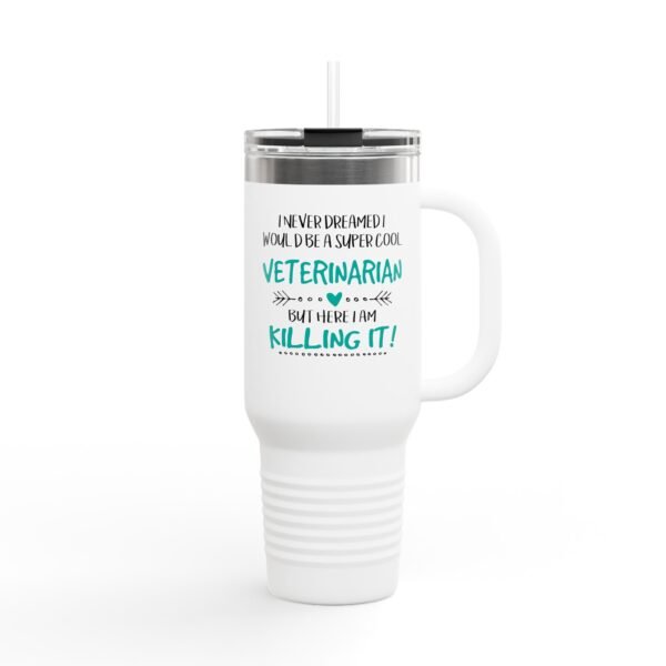 Veterinarian Travel Mug, 40oz Insulated Coffee Cup, Funny Vet Gift, Pet Lover Present, Animal Care Hydration Container - Image 7