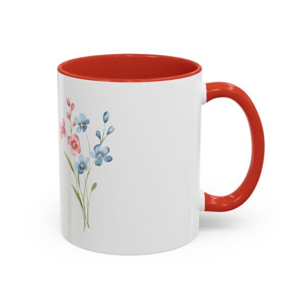 Floral Accent Coffee Mug - Perfect for Cozy Mornings, Gift for Her, Kitchen Decor, Garden Lovers, Mother's Day, Home Birthday Gift - Image 14