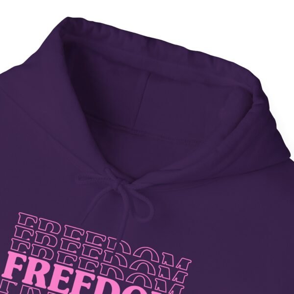 Freedom Graphic Hoodie, Inspirational Sweatshirt, Unisex Casual Wear, Everyday Comfort, Gift for Her, Motivational Apparel - Image 5